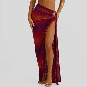 NWT Melani Label Sara skirt in Sunset Ombré